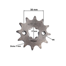 Antriebsritzel  Ritzel 428-12